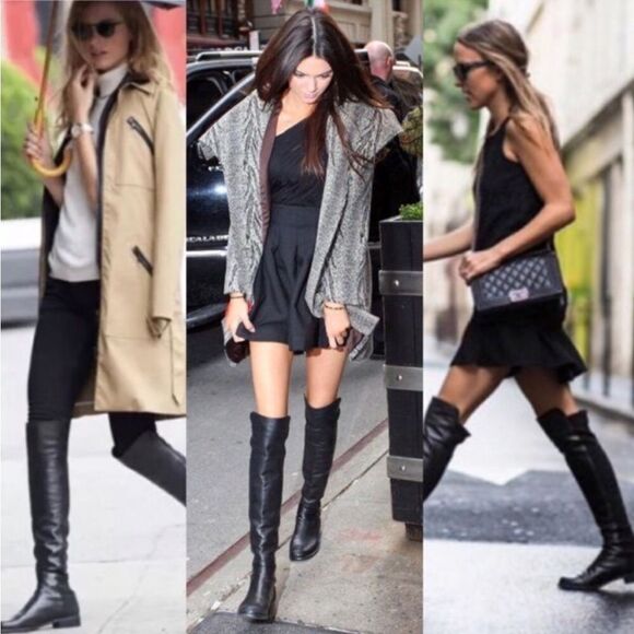 Stuart Weitzman/Dust Bag icon 5050 Collection over the knee boots. 7.5 NEW $795 - Picture 2 of 13